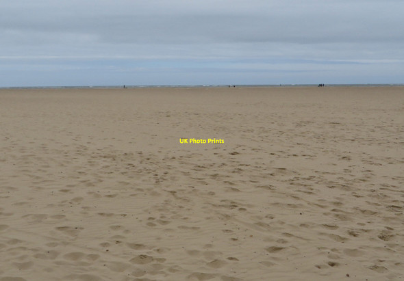 Photo 6"x4" Wide, sandy beach at Wells-Next-The-Sea Wells-Next-The-Sea c2014