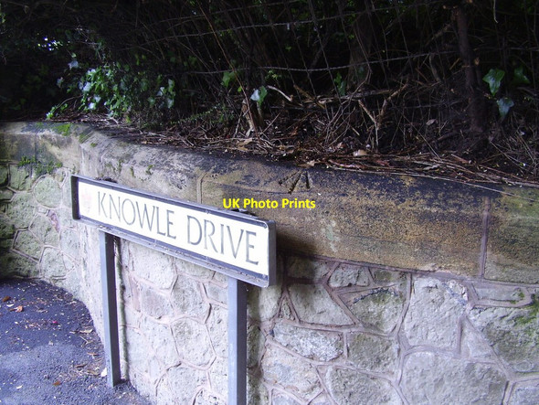 Photo 6"x4" Knowle Drive Bench Mark and rivet Sidmouth c2014