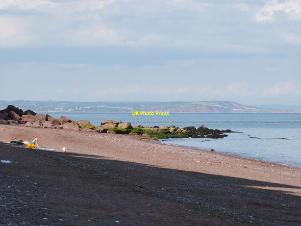 Photo 6"x4" View Northeast from Ness Beach, Shaldon Teignmouth c2014