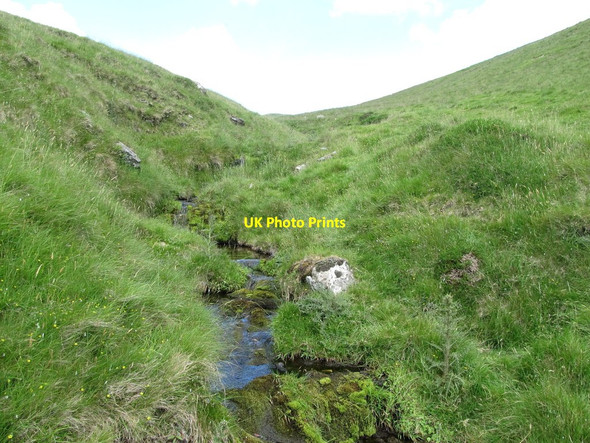 Photo 6"x4" The V-shaped valley of the Ballincurry River Rostrevor c2014