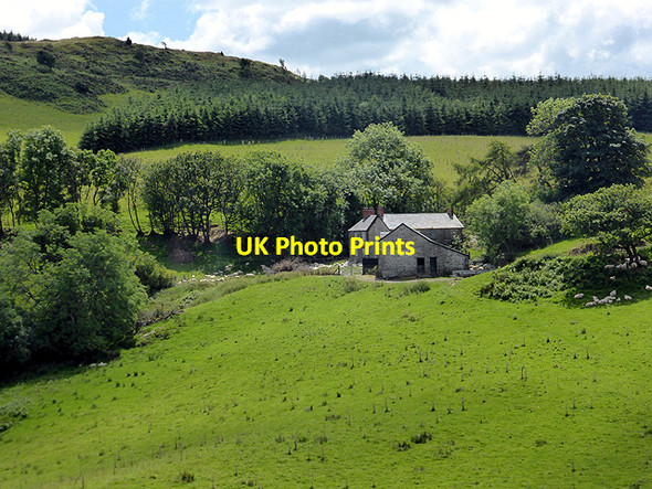 Photo 6"x4" Bwlch Farmhouse  Glaspwll c2014