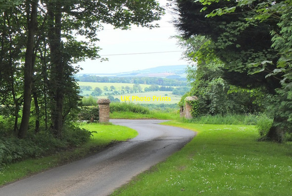 Photo 6"x4" Road from Castle Mains Cumledge c2014