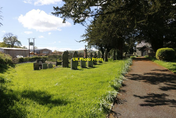 Photo 6"x4" Path to St Bridget Llansantffraed-in-Elwel c2014