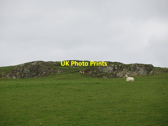 Photo 6"x4" Crag beside Dunfield Lane Lower Harpton c2013
