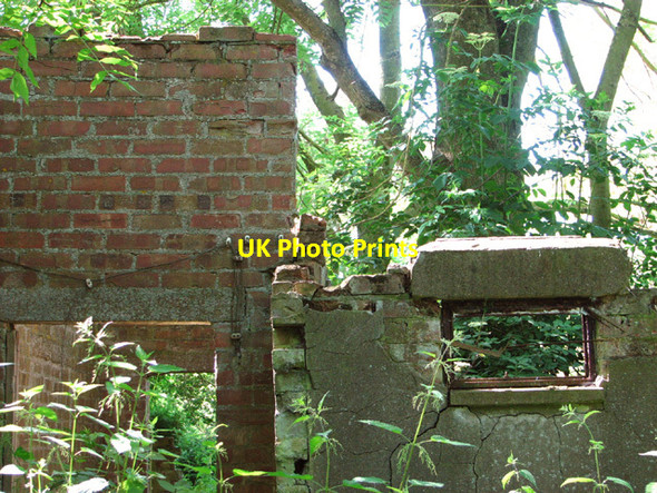 Photo 6"x4" Derelict buildings on Site 12 Thwaite St Mary c2014