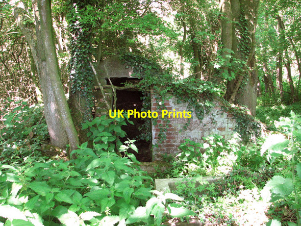 Photo 6"x4" Entrance of an air raid shelter Thwaite St Mary c2014