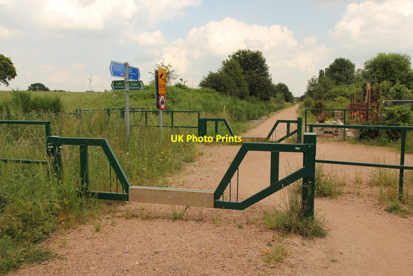 Photo 6"x4" Bilsthorpe cycle track Bilsthorpe c2014