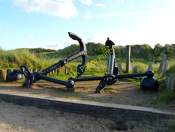 Photo 6"x4" Anchors recovered from Cefn Sidan beach Pembrey c2008
