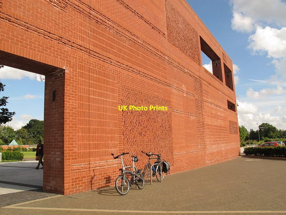 Photo 6"x4" Ordnance Survey headquarters, Southampton: cycle parking Totton c2014