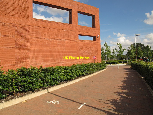 Photo 6"x4" Ordnance Survey headquarters, Southampton: cycle route Totton c2014