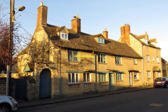 Photo 6"x4" Cottages on Acre End Street Eynsham c2014