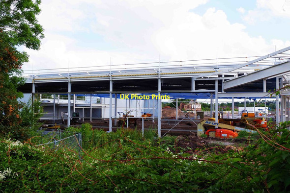 Photo 6"x4" Construction of new Tesco supermarket, Severn Road, Stourport-on-Severn Stourport-on-Severn c2014 P1
