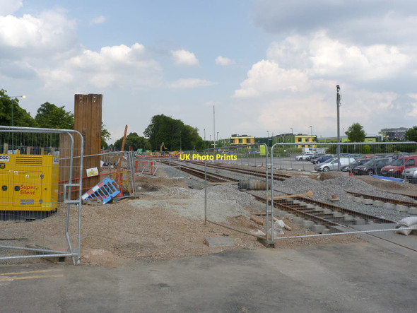 Photo 6"x4" Tracklaying near the Nottingham Tennis Centre Beeston\/SK5236 c2014