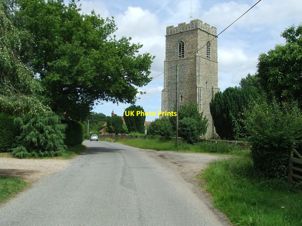 Photo 6"x4" All Saints Great Glemham Great Glemham c2014