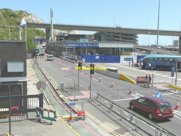Photo 6"x4" Looking towards the former travel centre, Eastern Docks Dover\/TR3141 c2014