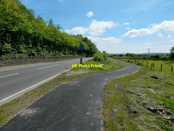 Photo 6"x4" Cycle path at Colgrain Helensburgh c2014