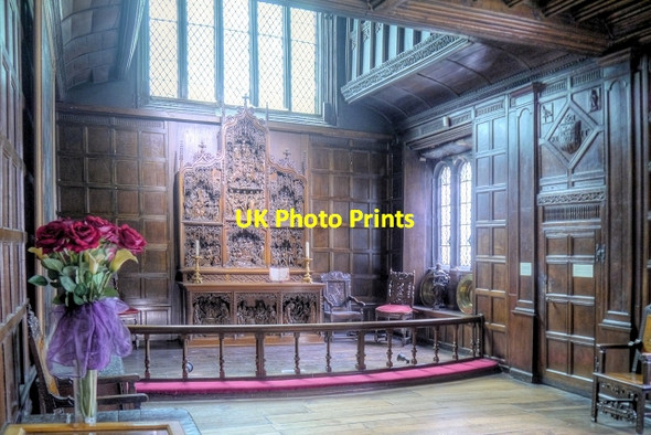 Photo 6"x4" Towneley Hall Chapel Burnley c2014