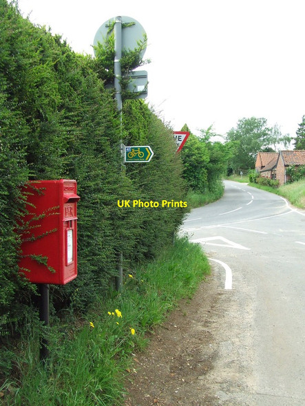 Photo 6"x4" Letterbox On Fishpond Road Waldringfield c2014