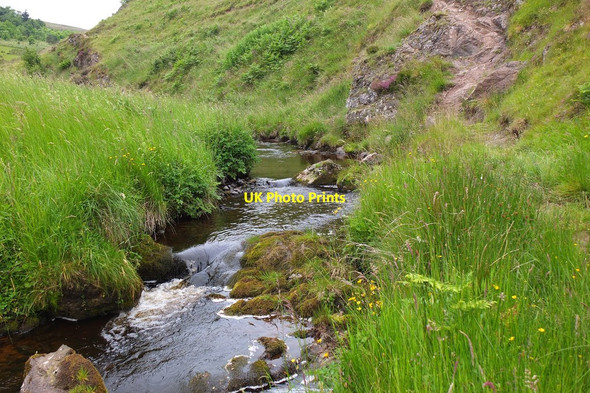 Photo 6"x4" River North Esk above Carlops Carlops c2014