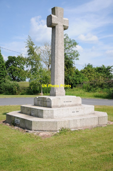 Photo 6"x4" Ashperton War Memorial Ashperton c2014