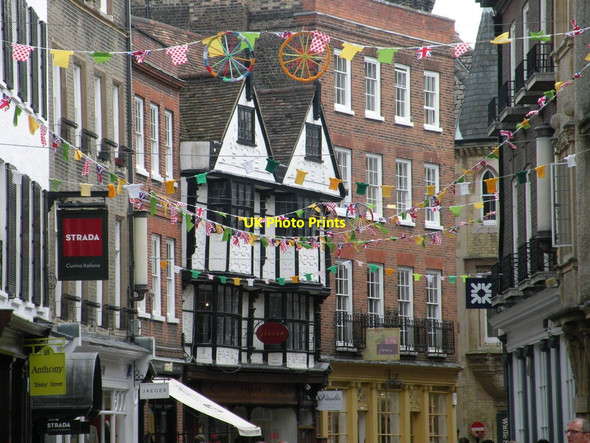 Photo 6"x4" The Tour de France is coming to Trinity Street Cambridge\/TL4658 c2014