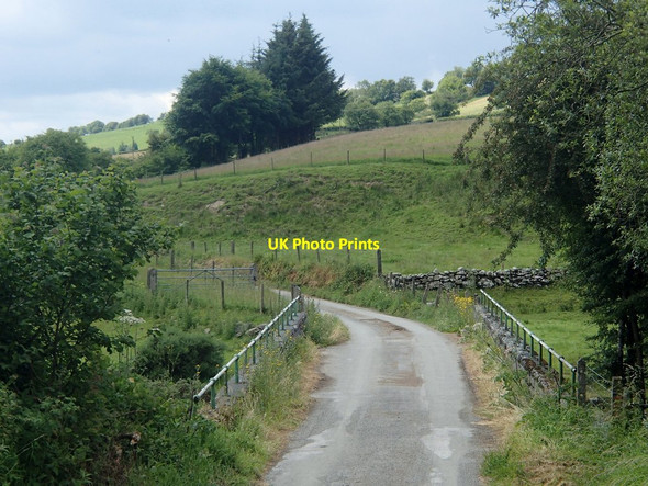 Photo 6"x4" Bridge over river near the edge of Clocaenog Forest Pentre-llyn-cymmer c2014