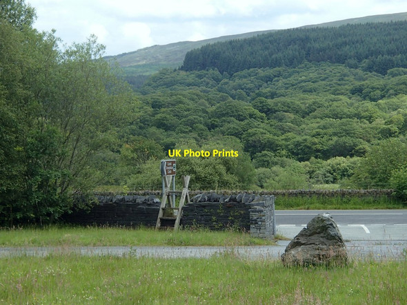 Photo 6"x4" Car park for Dolwyddelan Castle Dolwyddelan c2014