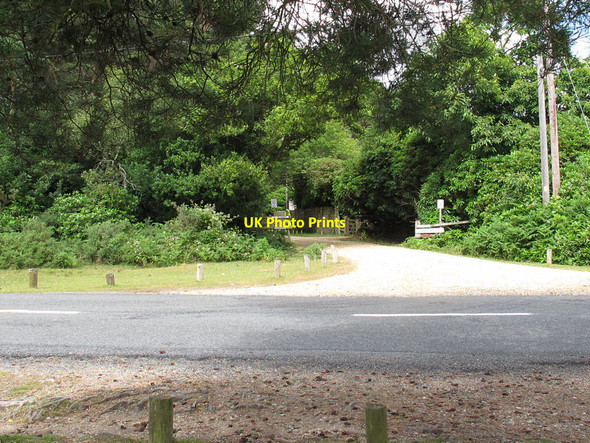 Photo 6"x4" Entrance to Fox Hill House Stoney Cross c2014