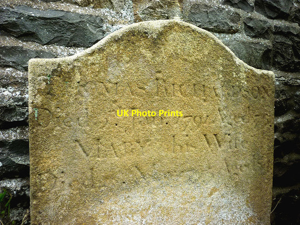 Photo 6"x4" Gravestone, Thomas and Mary Richardson, Middleton Middleton\/SD6286 c2014