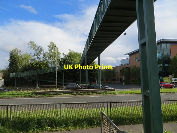 Photo 6"x4" Footbridge, Ratho Station Ratho Station c2014