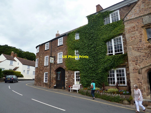 Photo 6"x4" Dunster-Luttrell Arms Hotel Dunster c2014