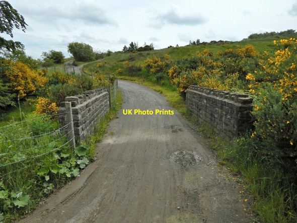 Photo 6"x4" Footbridge over the Harelaw Burn Barrhead c2014