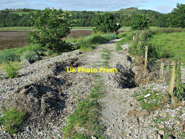 Photo 6"x4" Path at Lunderston Bay Inverkip c2014