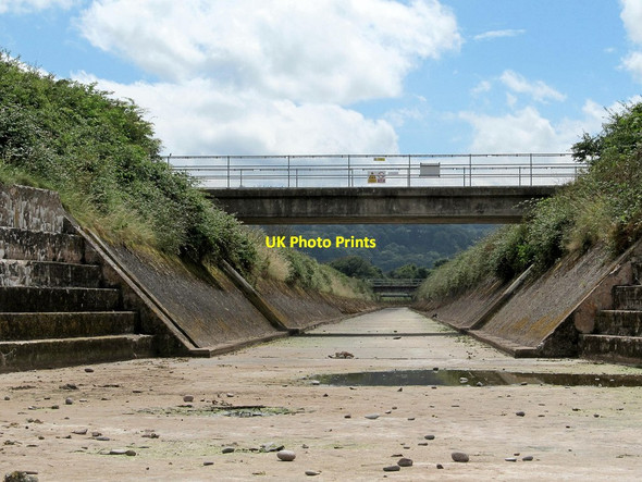 Photo 6"x4" Dunster Beach The River Avill Marsh Street c2014