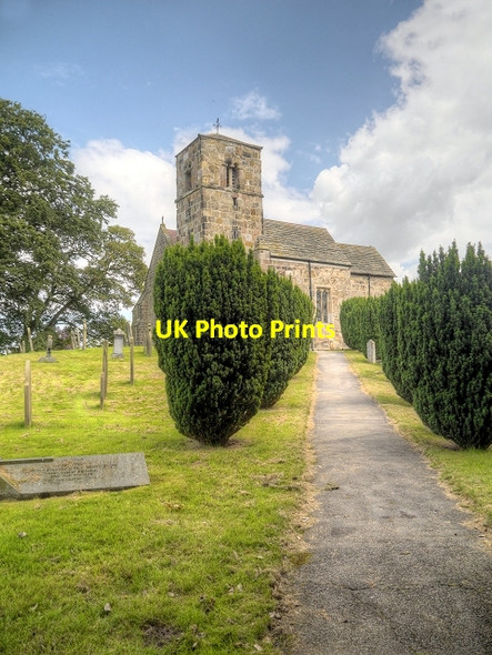 Photo 6"x4" The Church of St John the Baptist, Kirk Hammerton Kirk Hammerton c2014