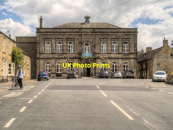 Photo 6"x4" Masham Town Hall Masham c2014