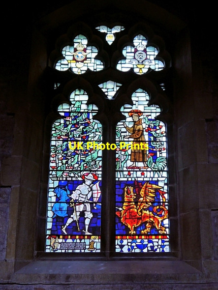 Photo 6"x4" Cunliffe-Lister Memorial Window, St Mary's Church Masham c2014