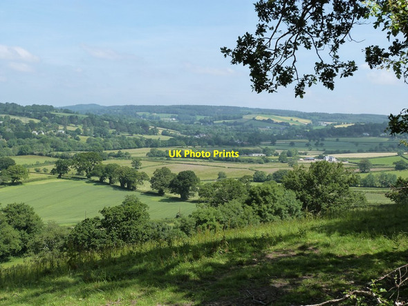 Photo 6"x4" View from minor road to the South of Chudleigh (1) Chudleigh c2014