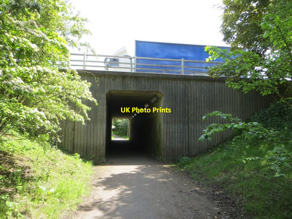 Photo 6"x4" Truck going past Chilton\/SU4885 c2014