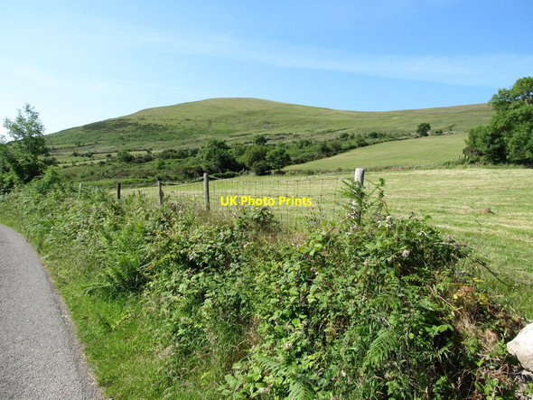 Photo 6"x4" Harvested hay meadows near the top of Kilfeghan Road Greencastle\/J2411 c2014