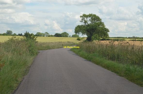 Photo 6"x4" Unnamed lane approaching Rickling Rickling c2014