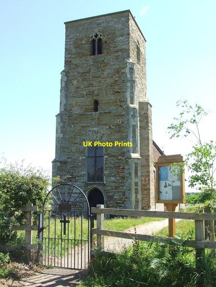 Photo 6"x4" St. John The Baptist Butley c2014 P1