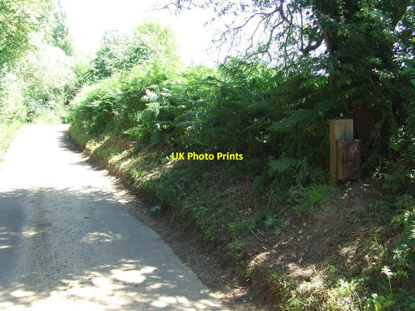 Photo 6"x4" Counter On Mill Lane Chillesford c2014