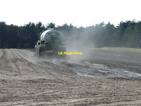 Photo 6"x4" Slurry Spreading Chillesford c2014