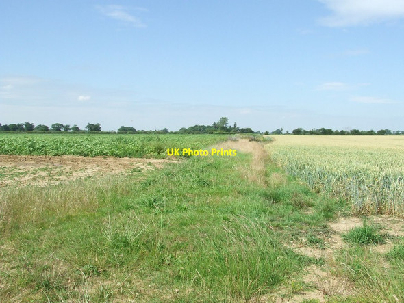 Photo 6"x4" Field Divide Tunstall\/TM3655 c2014