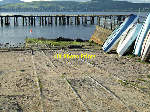 Photo 6"x4" Slipway at Cove Road Gourock c2014 P1