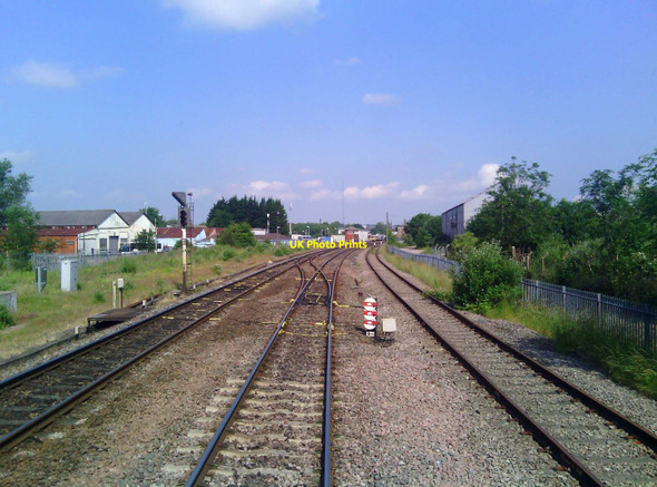 Photo 6"x4" The railway approaching Banbury Station Banbury\/SP4540 c2014
