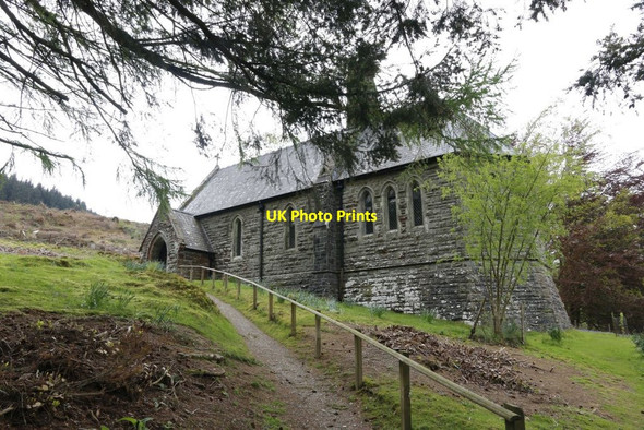 Photo 6"x4" Path to the Church Elan Village c2014