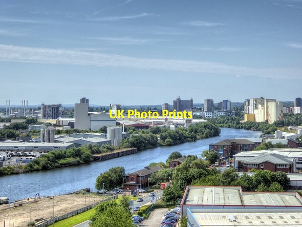 Photo 6"x4" Manchester Ship Canal, Salford Salford\/SJ8098 c2014