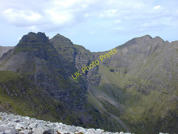 Photo 6"x4" An Teallach skyline from S\u00c3\u00a0il Liath Sail Liath c2003
